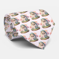Schattig roze konijntje kawaii stijl patroon