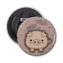 Schattig roze varken roze achtergrond