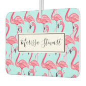Schattig roze zomergeschilderd Flamingo patroon bl Luchtverfrisser (Links)