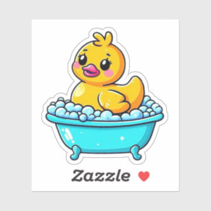 Schattig Rubber Ducky Sticker