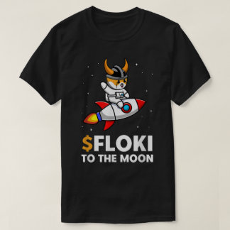 Schattig Ruimthond Raket Meme Design T-shirt