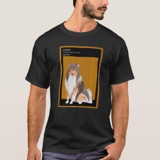 Schattig Ruw Collie Hond Herding Honden T-shirt