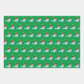 Schattig Santa Seal Inpakpapier Vel (Voorkant 2)