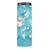 Schattig Schaap Tand Fairy Tandarts Hygiënist Thermosbeker (Achterkant)