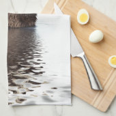 Schattig Schattig pluizig otter dier Theedoek (Quarter Fold)