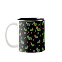 schattig schildpad Santa Kerstmis patroon