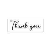 Schattig script bedankt zelfinktende stempel (Design)