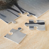 Schattig Sheep Poppy Field en een huis Legpuzzel (Zijkant)