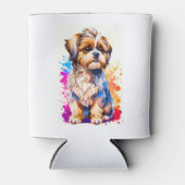 Schattig Shih Tzu Blikjeskoeler (Voorkant)