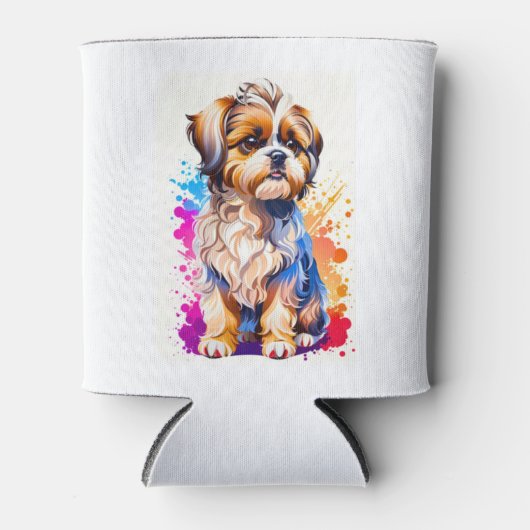 Schattig Shih Tzu Blikjeskoeler (Voorkant)