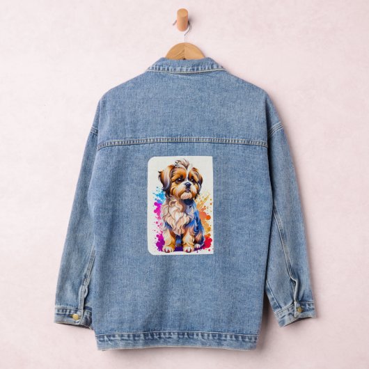 Schattig Shih Tzu Denim Jacket (Hangar)
