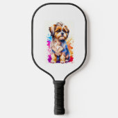 Schattig Shih Tzu Pickleball Paddle (Voorkant)