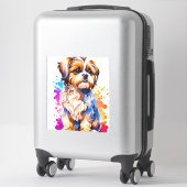 Schattig Shih Tzu Sticker (Koffer)