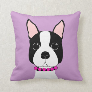 Schattig Sierkussen Boston Terrier