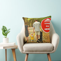 Schattig! Sierkussen - gepersonaliseerd - 20" x 20