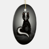 schattig Skunk Keramisch Ornament (Rechts)