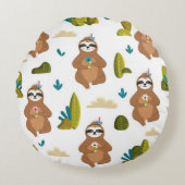 Schattig slaapkamerdecor rond kussen (Voorkant)