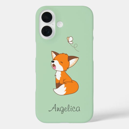 Schattig Sluimerend Klein Vosje Case-Mate iPhone Case (Achterkant)