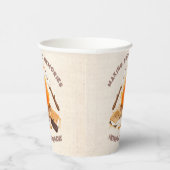 Schattig S'more kampvuur 1e verjaardag papieren be Bekers (Rechts)