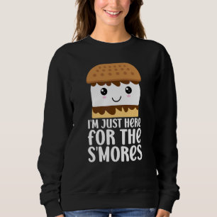 Schattig Smores Kampvuur Ik Ben Hier Gewoon Voor D Trui