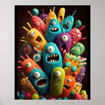 Schattig Snoep Monsters