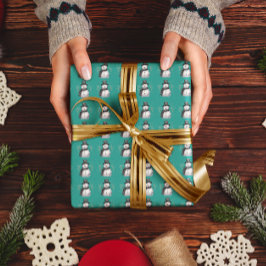 Schattig Snowman Cadeaupapier