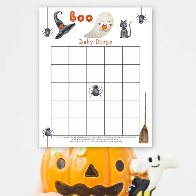 Schattig spook - Baby shower bingo spel (Creator heeft geüpload)