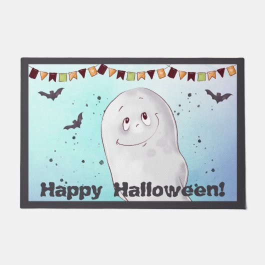 Schattig spook Halloween Deurmat (Voorkant)