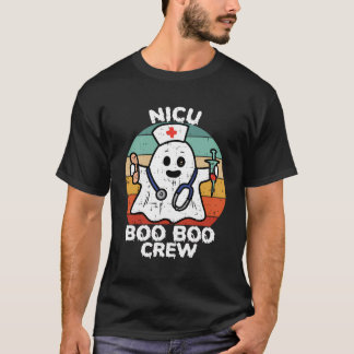 Schattig spook Halloween Nicu Boo Boo Crew Neonata T-shirt