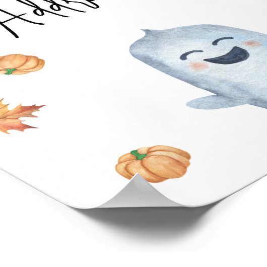 Schattig spook - Mam te worden geadresseerd Poster (Hoek)