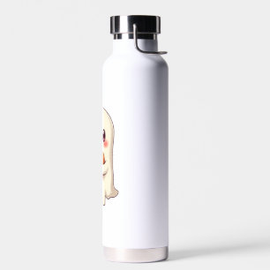Schattig spook met pompoen � Grappige Halloween Waterfles