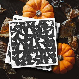 Schattig spook, vleermuizen & spinnen Halloween pa Servet