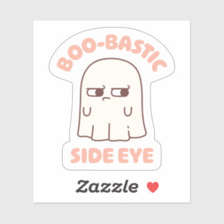 Schattig spookje BooBastic zijdelingse blik grappi Sticker