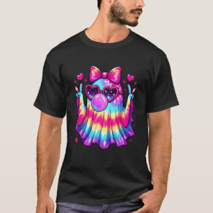 Schattig spookje Bubble Gum Coquette Strik Hallowe T-shirt