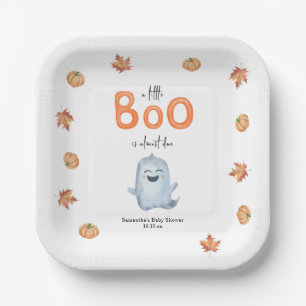 Schattig spookje met pompoenen Papieren bord