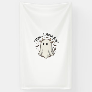 Schattig spookkoe Halloween Moo ik bedoel Boo Shir Spandoek