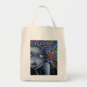 Schattig Sprookjesgraffiti Tote Bag