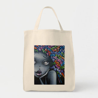 Schattig Sprookjesgraffiti Tote Bag