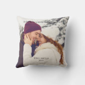 Schattig stel aangepaste foto kussen (Achterkant)