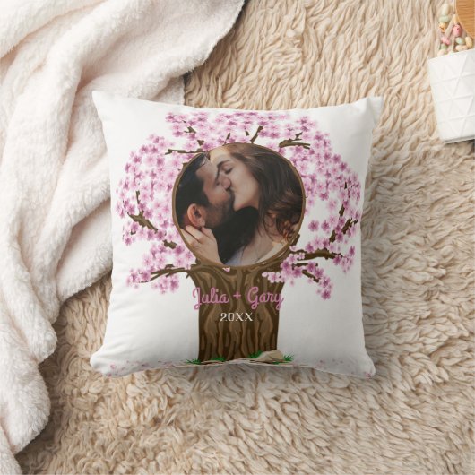 Schattig Stel Custom Foto  Kussen (Deken)