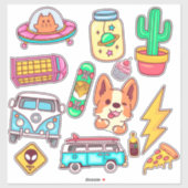 Schattig Sticker (Vel)