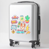 Schattig Sticker (Koffer)
