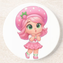Schattig Strawberry Meisje Chibi