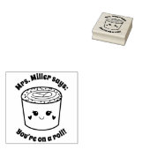 Schattig Sushi Je bent op dreef Lerarenbeloning Rubberstempel (Gestempeld)