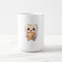 Schattig Tandheelkundig Koffieliefhebber Kawaii Ka