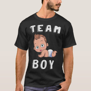 Schattig Team Boy Geslacht Onthullen Baby shower S T-shirt
