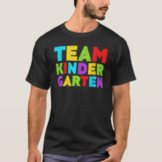 Schattig Team Kleuterleidster Studenten Terug Naar T-shirt