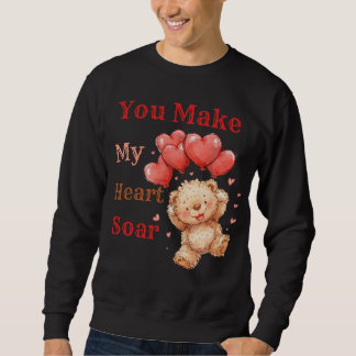 Schattig teddybeer hart ballonnen trui