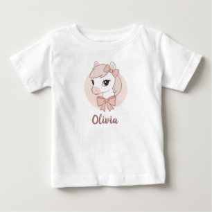 Schattig Tekenfilmpony met Roze Strikken