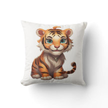 Schattig Tiger Wall Decal